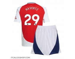 Arsenal Kai Havertz #29 Prima Maglia Bambino 2024-25 Manica Corta (+ Pantaloni corti)